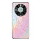 For Huawei Mate 60 Dazzling Acrylic Shockproof Phone Case(Pink) - 1