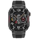 BOROFONE BD9 Smart Sports Watch, 2.01 inch Screen, Support BT Call(Black) - 2