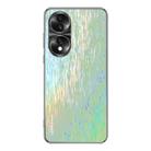 For Honor 70 Dazzling Acrylic Shockproof Phone Case(Green) - 1