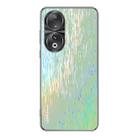 For Honor 90 Dazzling Acrylic Shockproof Phone Case(Green) - 1