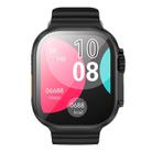 BOROFONE BD10 Ultra Smart Sports Watch, 2.01 inch Screen, Support BT Call(Black) - 1