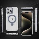 For iPhone 13 Pro Max Two Color TPU Hybrid Acrylic MagSafe Magnetic Holder Phone Case(Grey) - 2