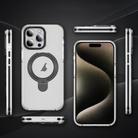 For iPhone 13 Pro Two Color TPU Hybrid Acrylic MagSafe Magnetic Holder Phone Case(Black) - 2