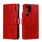 For Samsung Galaxy S25 Ultra 5G Tri-Fold 9-Card Wallets Leather Phone Case(Red) - 2