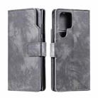 For Samsung Galaxy S25 Ultra 5G Tri-Fold 9-Card Wallets Leather Phone Case(Grey) - 2