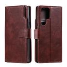For Samsung Galaxy S25 Ultra 5G Tri-Fold 9-Card Wallets Leather Phone Case(Brown) - 2