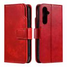 For Samsung Galaxy S25 5G Tri-Fold 9-Card Wallets Leather Phone Case(Red) - 2