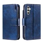 For Samsung Galaxy S24 FE 5G Tri-Fold 9-Card Wallets Leather Phone Case(Blue) - 2