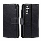 For Samsung Galaxy S24 FE 5G Tri-Fold 9-Card Wallets Leather Phone Case(Black) - 2