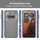 For Nothing Phone 3a Fan Dun Series TPU Hybrid PC Frosted Phone Case(Blue) - 2