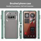 For Nothing Phone 3a Fan Dun Series TPU Hybrid PC Frosted Phone Case(Green) - 2