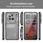 For Nothing Phone 3a Pro Fan Dun Series TPU Hybrid PC Frosted Phone Case(Black) - 2