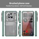 For Nothing Phone 3a Pro Fan Dun Series TPU Hybrid PC Frosted Phone Case(Green) - 2