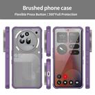 For Nothing Phone 3a Pro Fan Dun Series TPU Hybrid PC Frosted Phone Case(Purple) - 2
