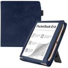 For Pocketbook Era PB700 Calfskin Leather Hand Rest Holder Smart Tablet Case(Blue) - 2