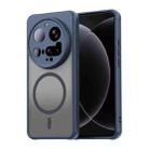 For Xiaomi 15 Ultra Fan Dun Series TPU Hybrid PC Frosted Magsafe Phone Case(Blue) - 1