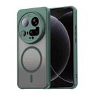 For Xiaomi 15 Ultra Fan Dun Series TPU Hybrid PC Frosted Magsafe Phone Case(Green) - 1