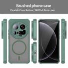 For Xiaomi 15 Ultra Fan Dun Series TPU Hybrid PC Frosted Magsafe Phone Case(Green) - 2