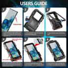 RedPepper 4th Generation Diving Protective Case, Waterproof depth: 15m(Black) - 3