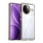 For Xiaomi Poco F7 Ultra Colorful Series Acrylic Hybrid TPU Phone Case(Transparent Grey) - 1
