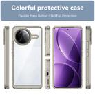 For Xiaomi Poco F7 Ultra Colorful Series Acrylic Hybrid TPU Phone Case(Transparent Grey) - 2