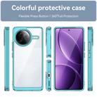 For Xiaomi Poco F7 Ultra Colorful Series Acrylic Hybrid TPU Phone Case(Transparent Blue) - 2