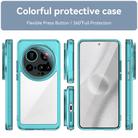 For Xiaomi 15 Ultra Colorful Series Acrylic Hybrid TPU Phone Case(Transparent Blue) - 2