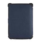 For Pocketbook B606 628 633 632 627 616 Cross Texture Deformation TPU Leather Smart Tablet Case(Dark Blue) - 3