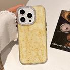 For iPhone 11 Diamond Frame Glitter PC Hybrid TPU Phone Case(Yellow) - 2
