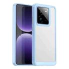 For Realme GT 7 Pro Colorful Series Acrylic Hybrid TPU Phone Case(Blue) - 1