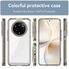 For Realme 14 Pro+ Colorful Series Acrylic Hybrid TPU Phone Case(Transparent Grey) - 2