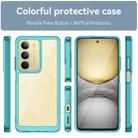 For Realme 14x India Colorful Series Acrylic Hybrid TPU Phone Case(Transparent Blue) - 2