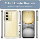 For Realme 14x India Colorful Series Acrylic Hybrid TPU Phone Case(Transparent) - 2
