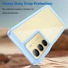 For Realme V60 Pro Colorful Series Acrylic Hybrid TPU Phone Case(Blue) - 3