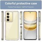 For Realme C75x Colorful Series Acrylic Hybrid TPU Phone Case(Transparent) - 2