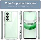 For Realme 14x Colorful Series Acrylic Hybrid TPU Phone Case(Transparent) - 2