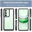 For Realme V70 Colorful Series Acrylic Hybrid TPU Phone Case(Black) - 2