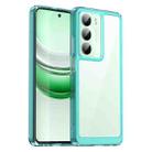 For Realme V70s Colorful Series Acrylic Hybrid TPU Phone Case(Transparent Blue) - 1