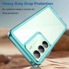 For Realme V70s Colorful Series Acrylic Hybrid TPU Phone Case(Transparent Blue) - 3