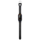 For Xiaomi Smart Band 9 PC Case Integrated Microfiber Leather Watch Band(Black) - 3