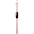 For Xiaomi Smart Band 9 PC Case Integrated Microfiber Leather Watch Band(Pink) - 3