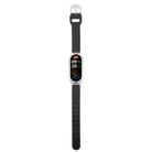 For Xiaomi Smart Band 9 PC Case Integrated Microfiber Leather Watch Band(Transparent+Black) - 3