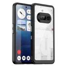 For Nothing Phone 3a Colorful Series Acrylic Hybrid TPU Phone Case(Black) - 1
