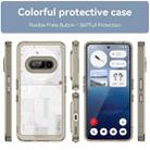 For Nothing Phone 3a Colorful Series Acrylic Hybrid TPU Phone Case(Transparent Grey) - 2