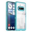 For Nothing Phone 3a Colorful Series Acrylic Hybrid TPU Phone Case(Transparent Blue) - 1