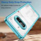 For Nothing Phone 3a Colorful Series Acrylic Hybrid TPU Phone Case(Transparent Blue) - 3
