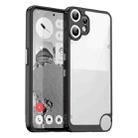 For Nothing CMF Phone 2 Pro Colorful Series Acrylic Hybrid TPU Phone Case(Black) - 1