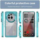 For Nothing Phone 3a Pro Colorful Series Acrylic Hybrid TPU Phone Case(Transparent Blue) - 2