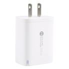 AR-PD12 65W QC3.0 USB and USB-C / Type-C PD Quick Charger, US Plug(White) - 2