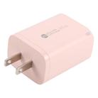AR-PD12 65W QC3.0 USB and USB-C / Type-C PD Quick Charger, US Plug(Pink) - 3